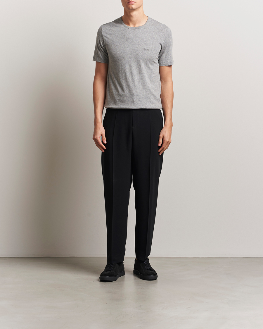 Homme | T-shirts | BOSS BLACK | 3-Pack Crew Neck T-Shirt White/Grey/Black