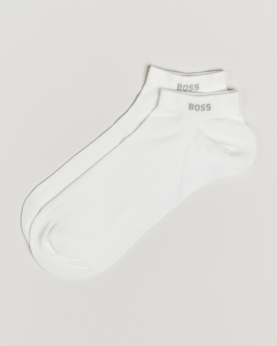 Heren | Ondergoed | BOSS BLACK | 2-Pack Sneaker Socks White
