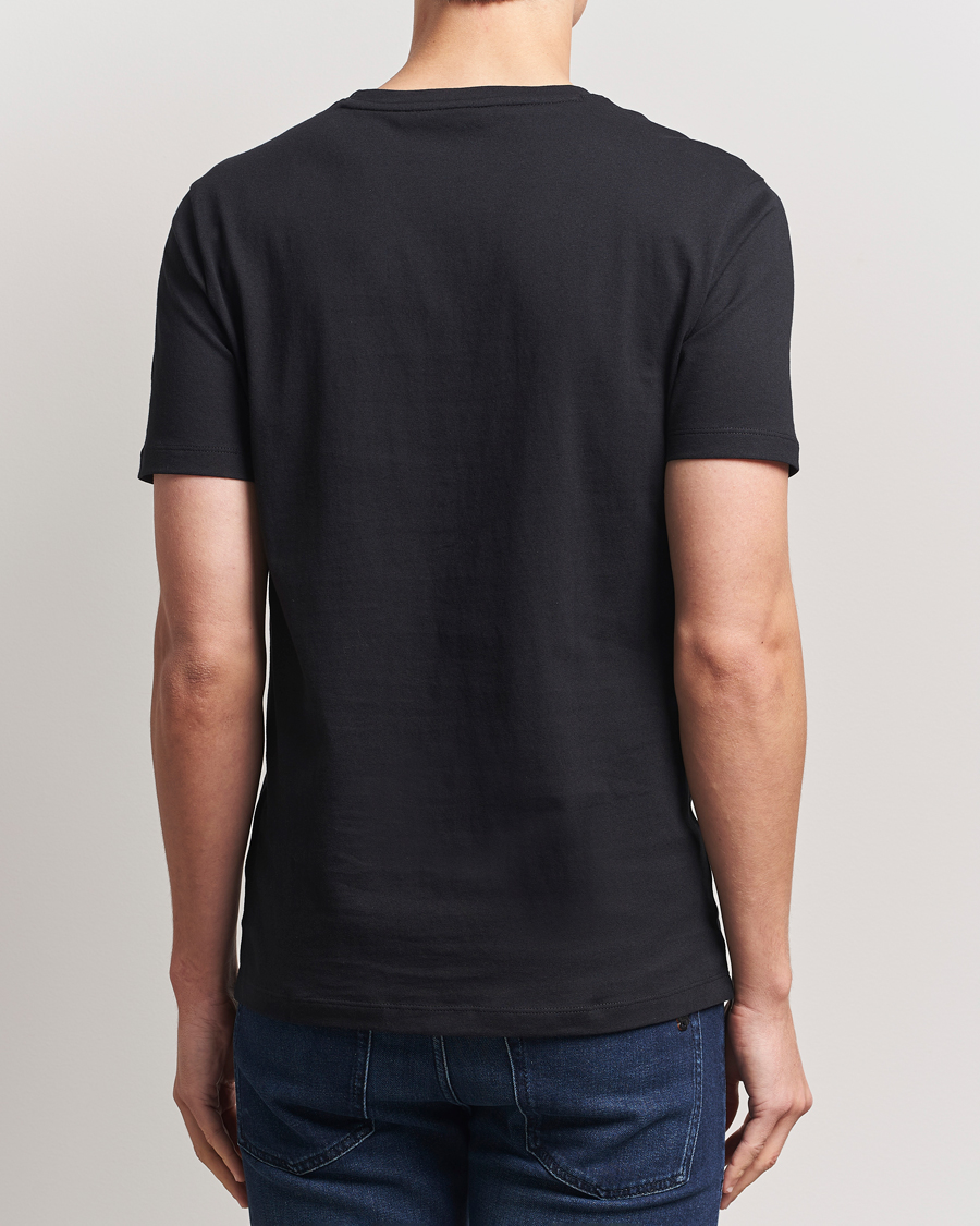 Heren | T-shirts | BOSS ORANGE | Tales Logo Crew Neck T-Shirt Black