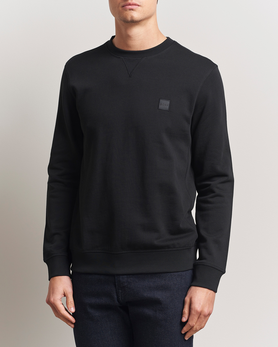 Heren | Truien | BOSS ORANGE | Westart Logo Sweatshirt Black