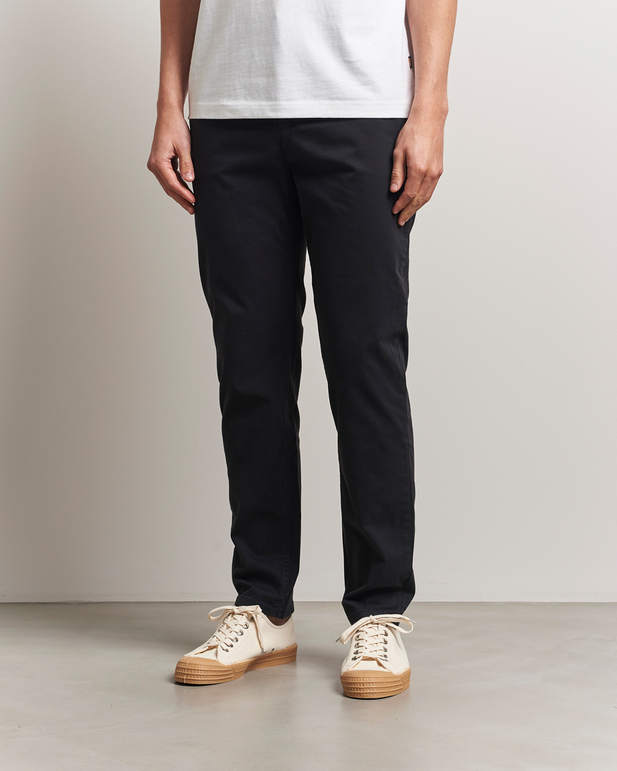 Heren | Broeken | BOSS ORANGE | Tapered Fit Cotton Chinos Black