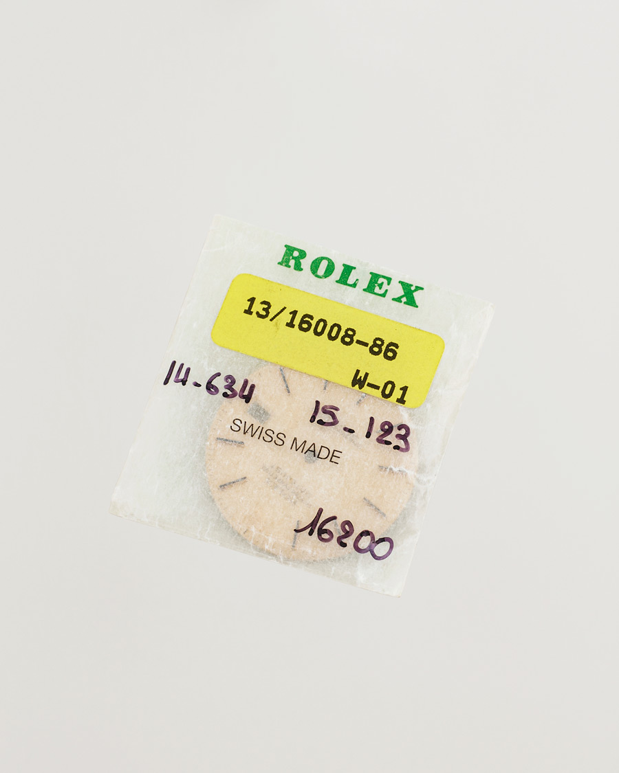 Homme | Pre-owned Accessoires | Rolex Pre-Owned | Rolex Datejust 5 ref Linen Dial