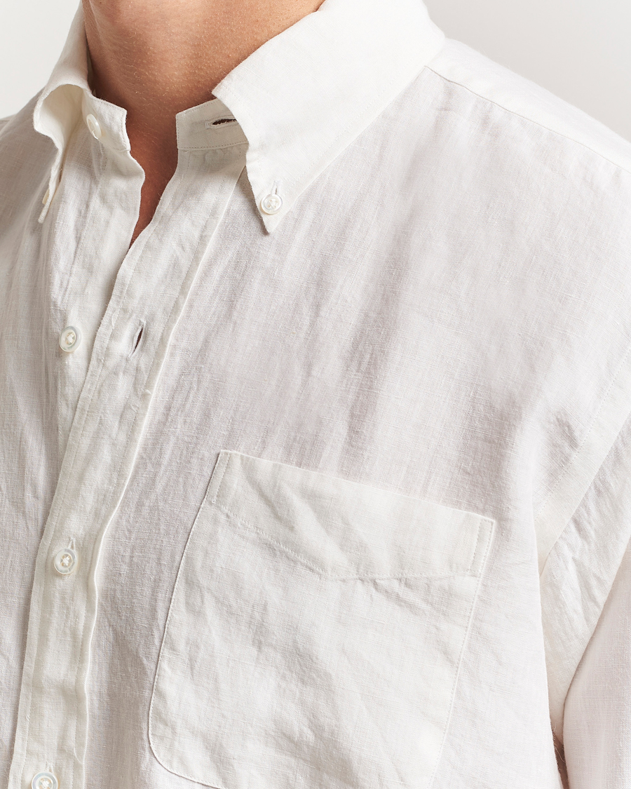 Homme | Chemises | Kamakura Shirts | Linen Ametora Shirt White