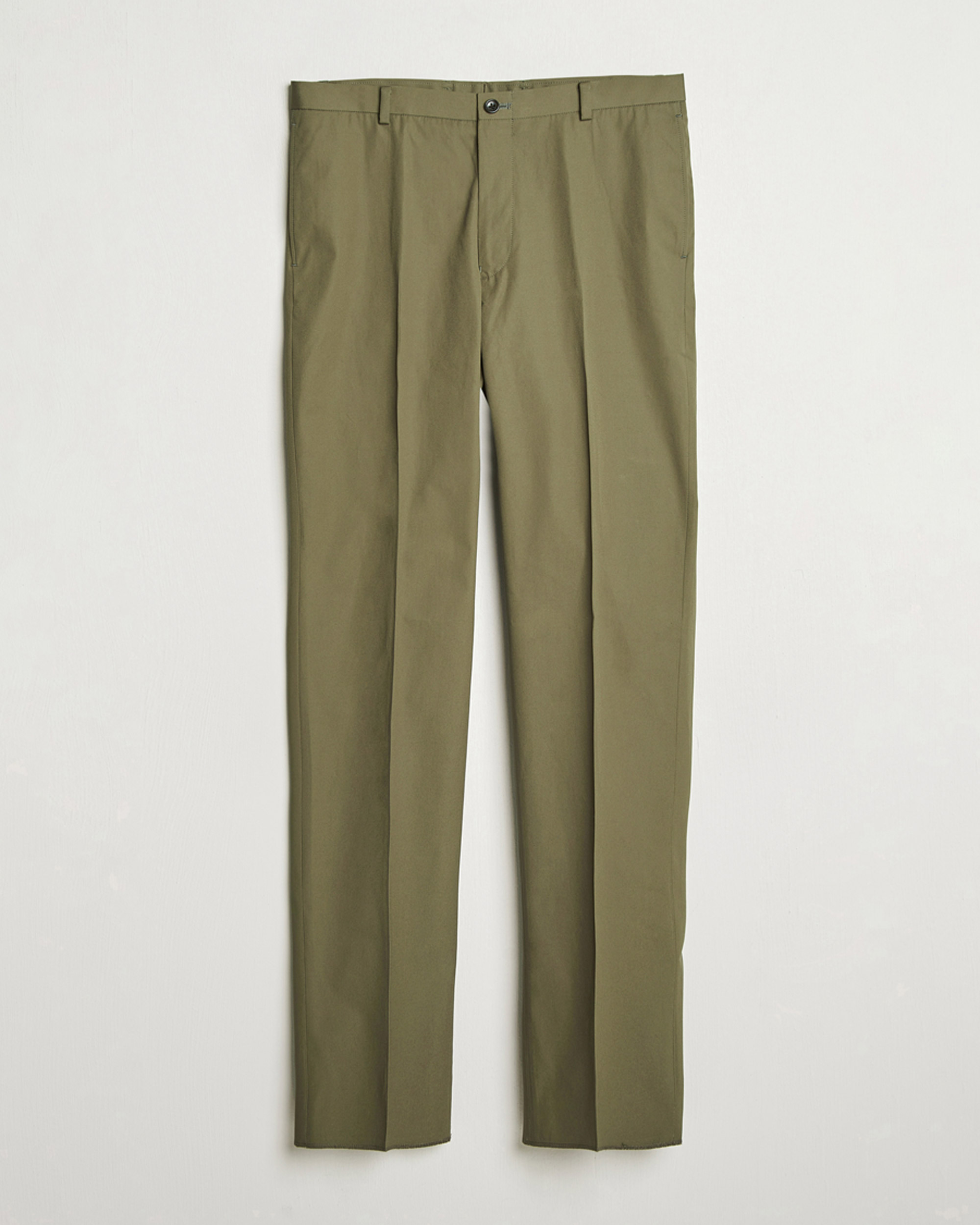 Homme | Pantalons | Kamakura Shirts | Cotton Ivy Trousers Olive