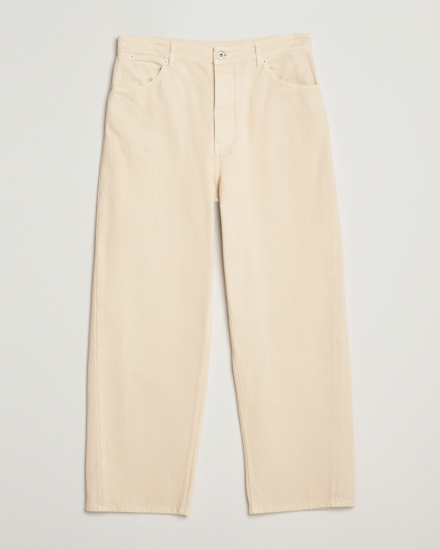 Homme | Pantalons | Jil Sander | Loose Fit 5-Pocket Pants Oat