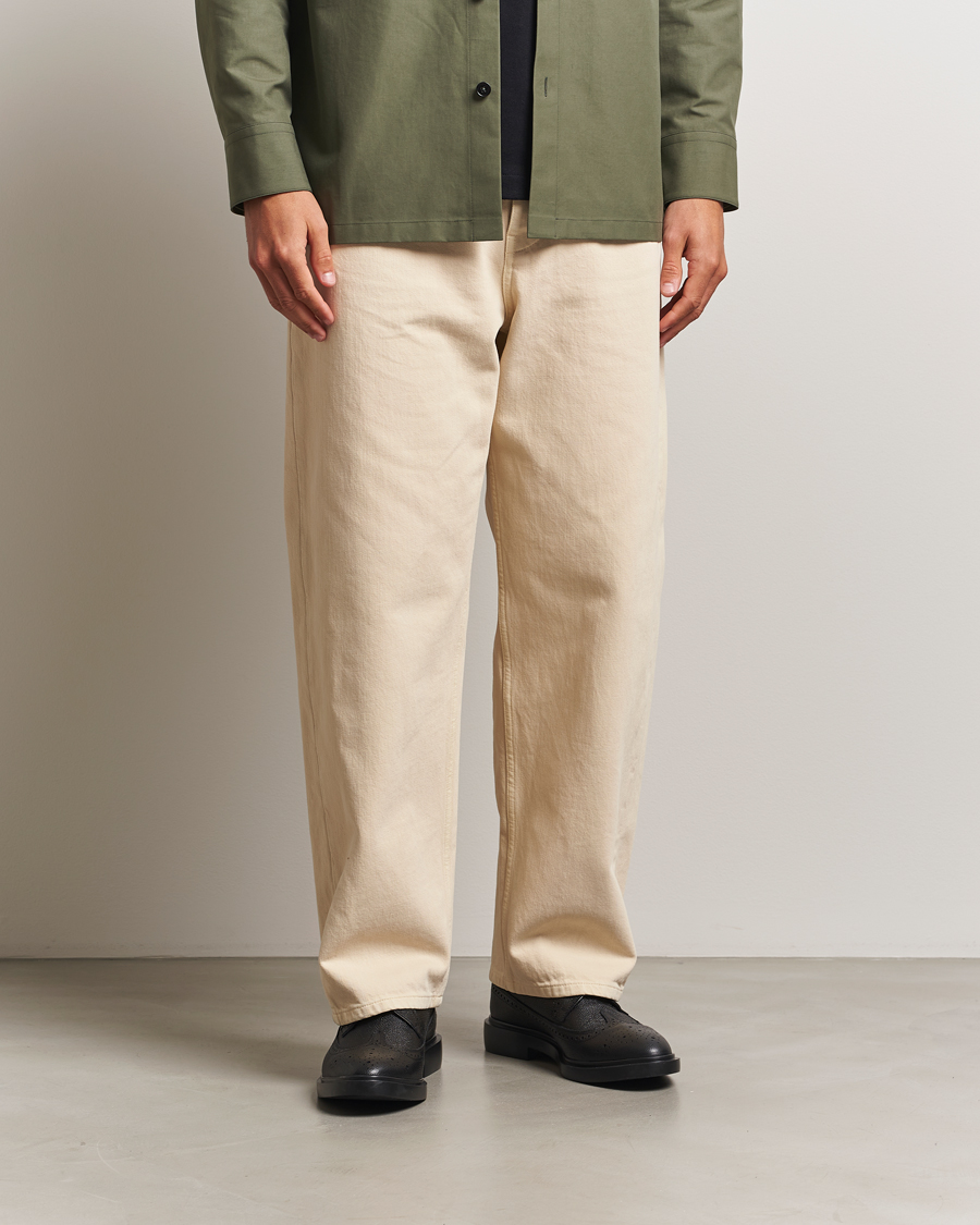 Homme | Pantalons | Jil Sander | Loose Fit 5-Pocket Pants Oat
