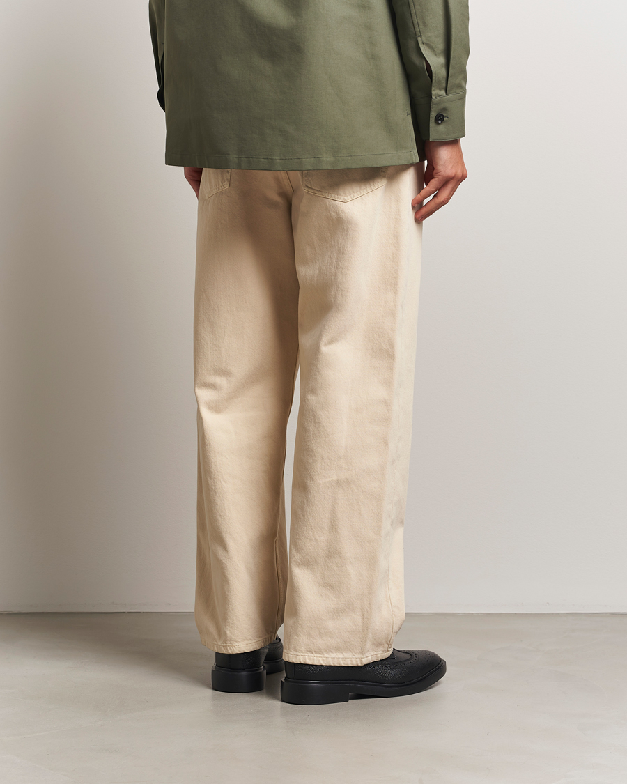 Homme | Pantalons | Jil Sander | Loose Fit 5-Pocket Pants Oat