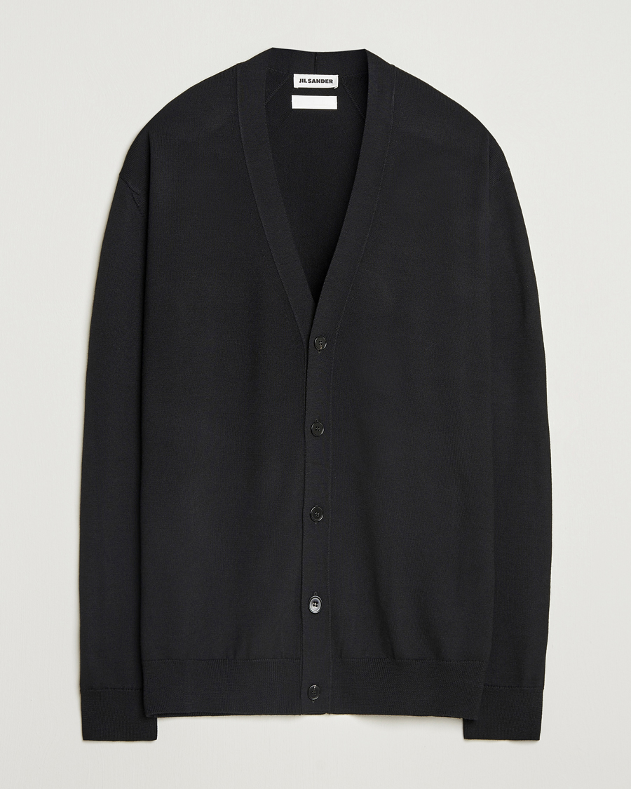 Homme | Pulls Et Tricots | Jil Sander | Superfine Merino Cardigan Black
