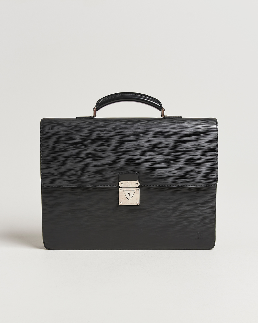 Heren | Pre-Owned & Vintage Bags | Louis Vuitton Pre-Owned | Robusto Briefcase Black