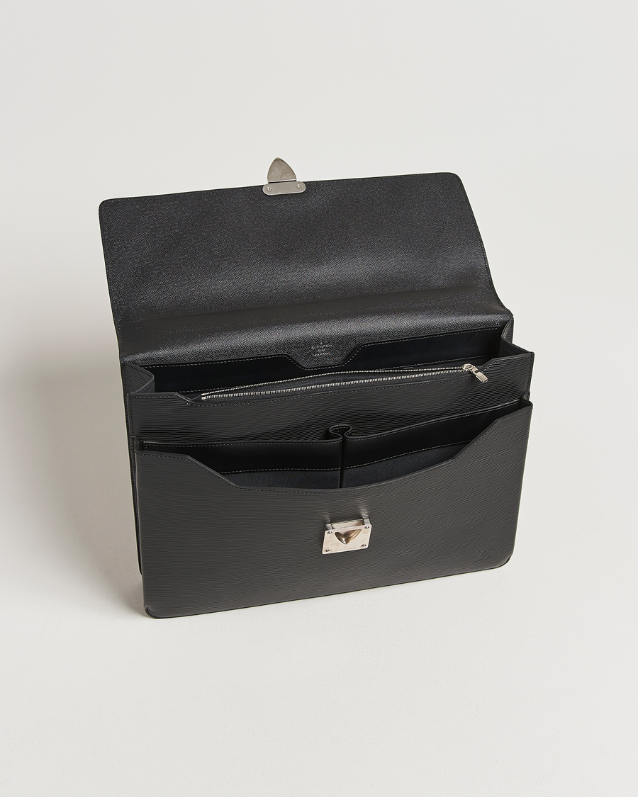 Heren | Pre-Owned & Vintage Bags | Louis Vuitton Pre-Owned | Robusto Briefcase Black