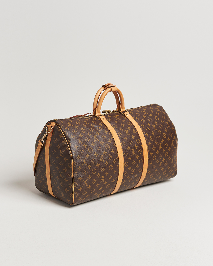 Homme | Pre-Owned & Vintage Bags | Louis Vuitton Pre-Owned | Keepall Bandoulière 55 Monogram