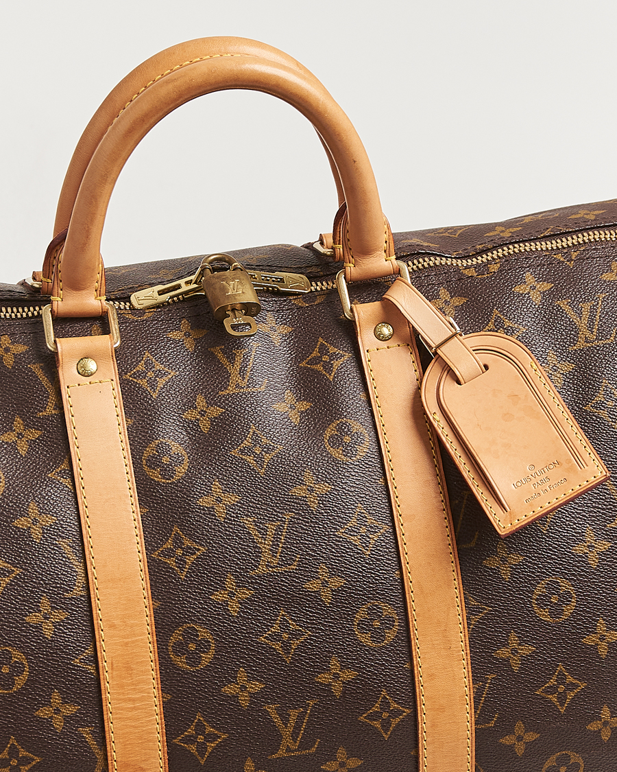 Homme | Pre-Owned & Vintage Bags | Louis Vuitton Pre-Owned | Keepall Bandoulière 55 Monogram