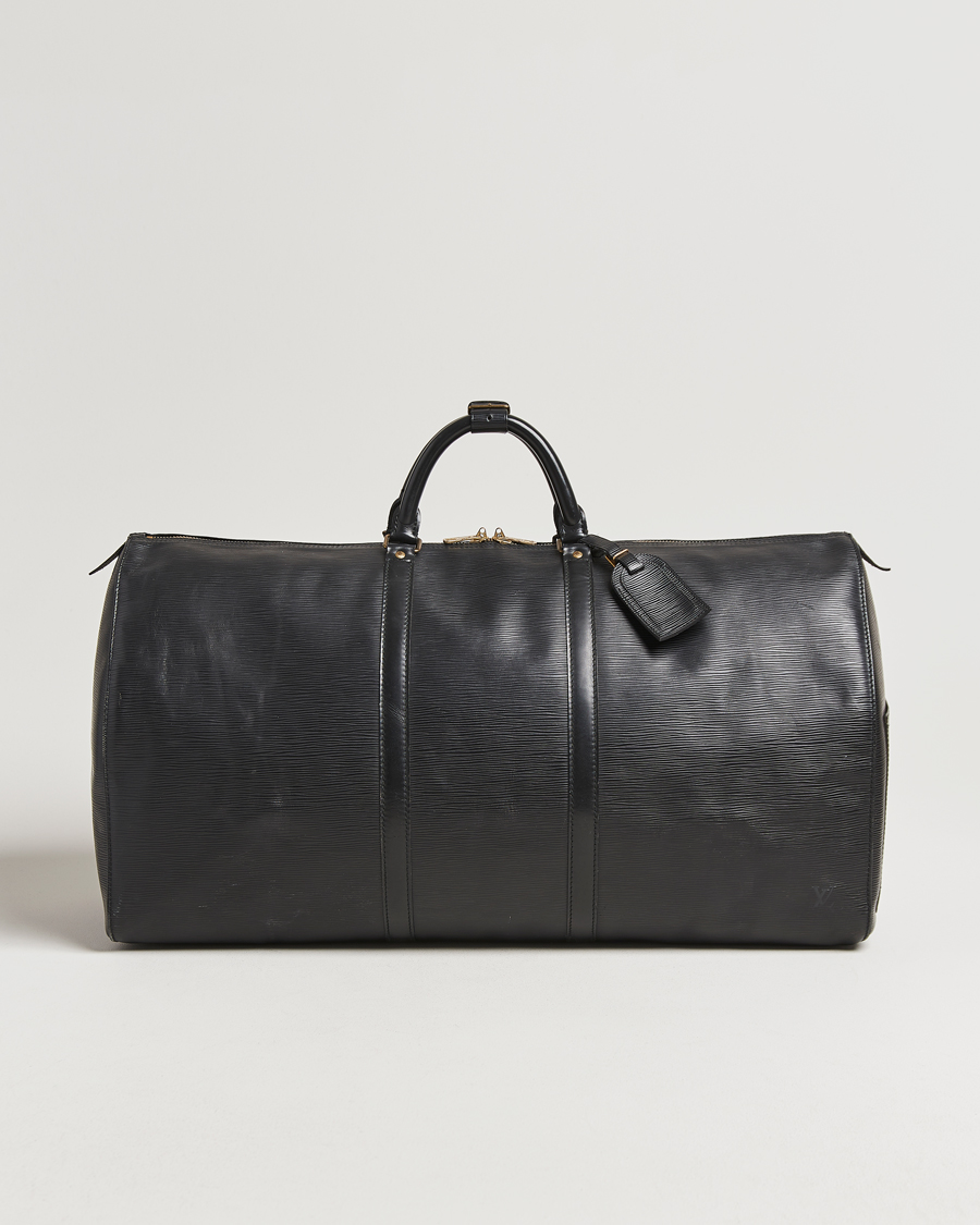 Homme | Pre-Owned & Vintage Bags | Louis Vuitton Pre-Owned | Keepall 60 Epi Leather Black