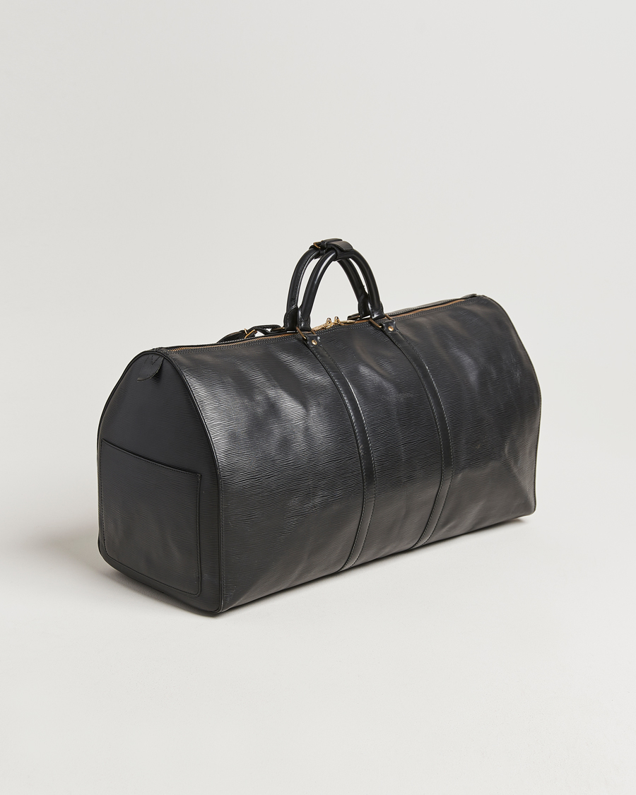 Homme | Pre-Owned & Vintage Bags | Louis Vuitton Pre-Owned | Keepall 60 Epi Leather Black