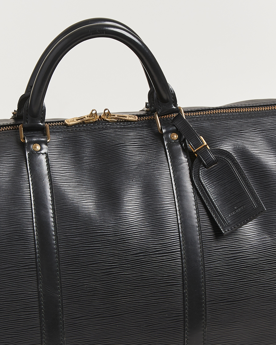 Homme | Pre-Owned & Vintage Bags | Louis Vuitton Pre-Owned | Keepall 60 Epi Leather Black