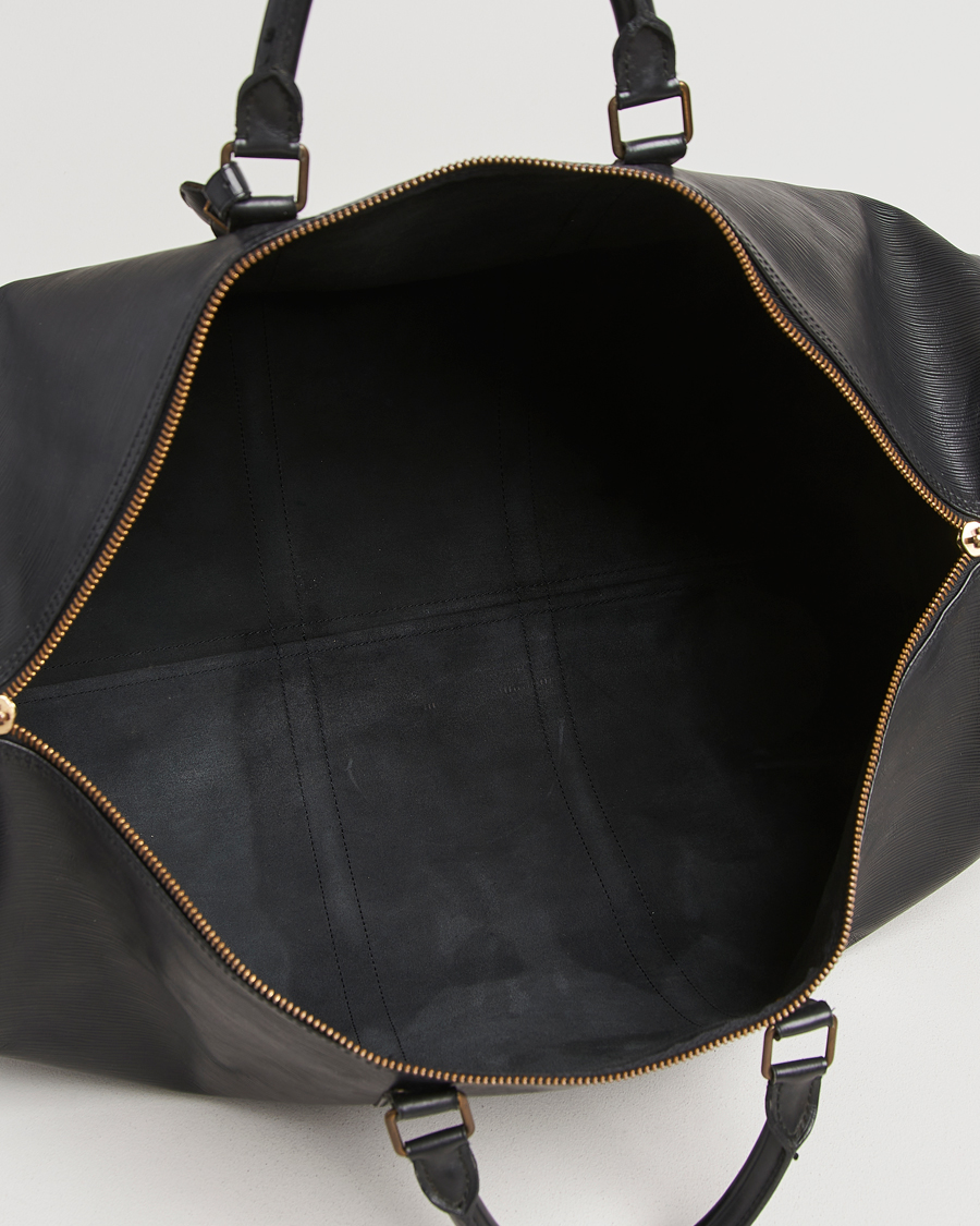 Homme | Pre-Owned & Vintage Bags | Louis Vuitton Pre-Owned | Keepall 60 Epi Leather Black