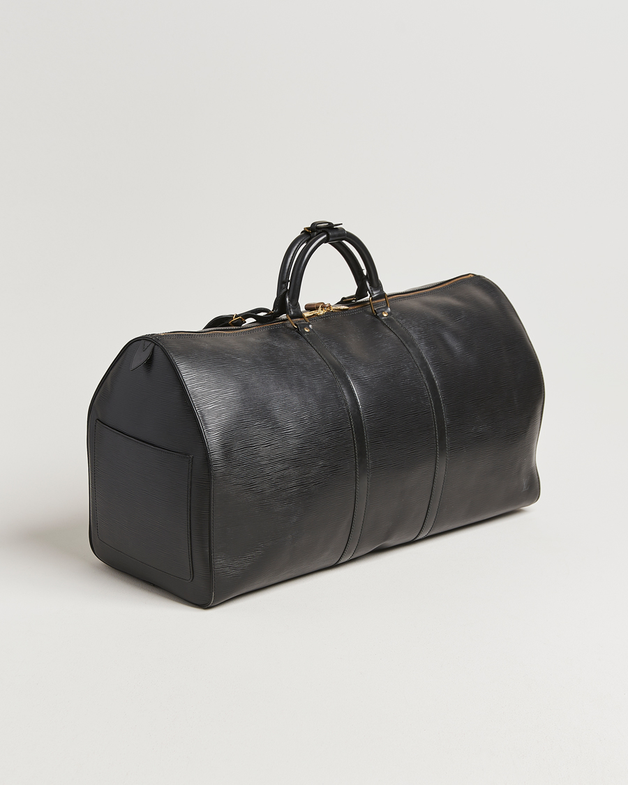 Homme | Pre-Owned & Vintage Bags | Louis Vuitton Pre-Owned | Keepall 60 Epi Leather Black