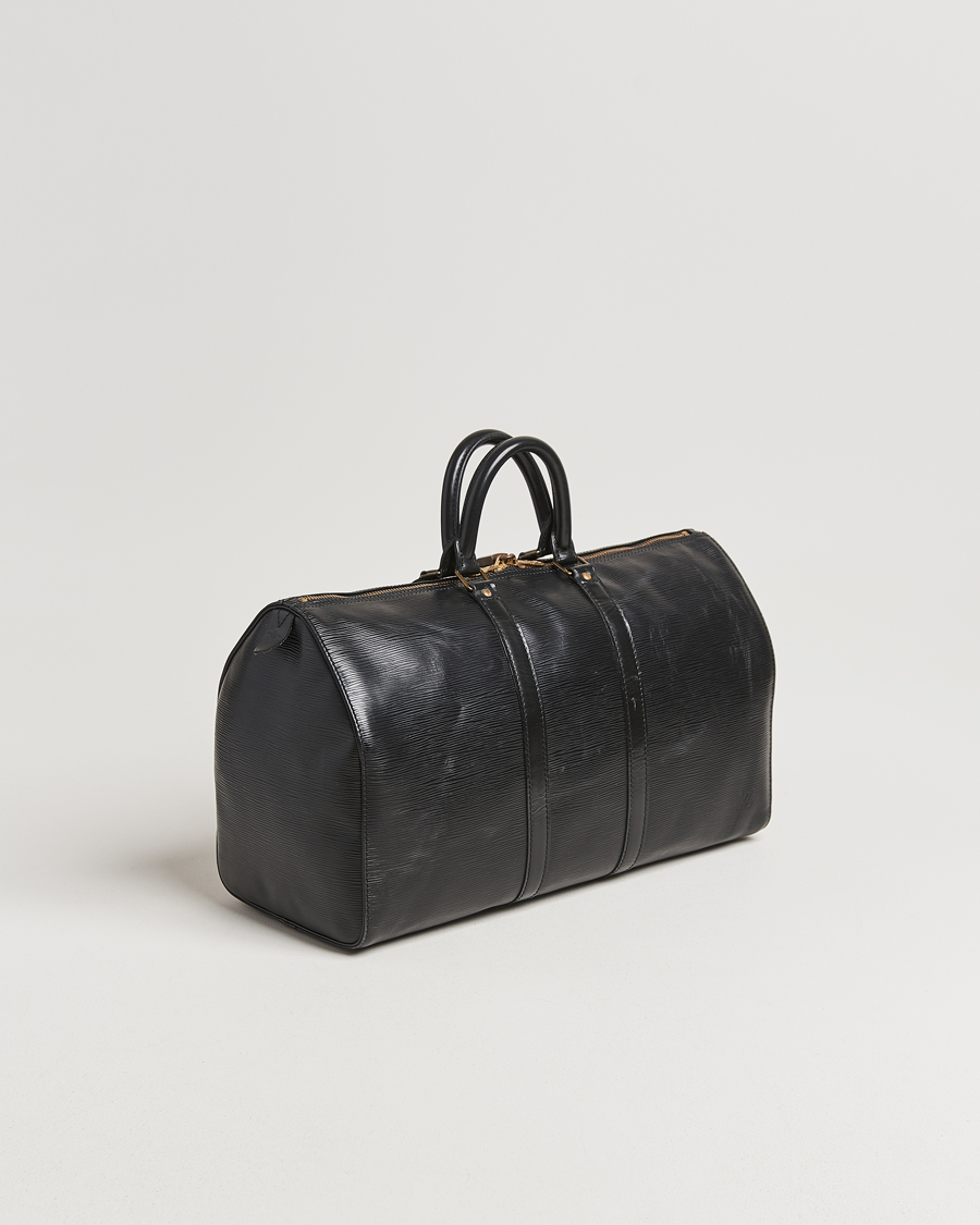 Homme | Pre-Owned & Vintage Bags | Louis Vuitton Pre-Owned | Keepall 45 Epi Leather Black