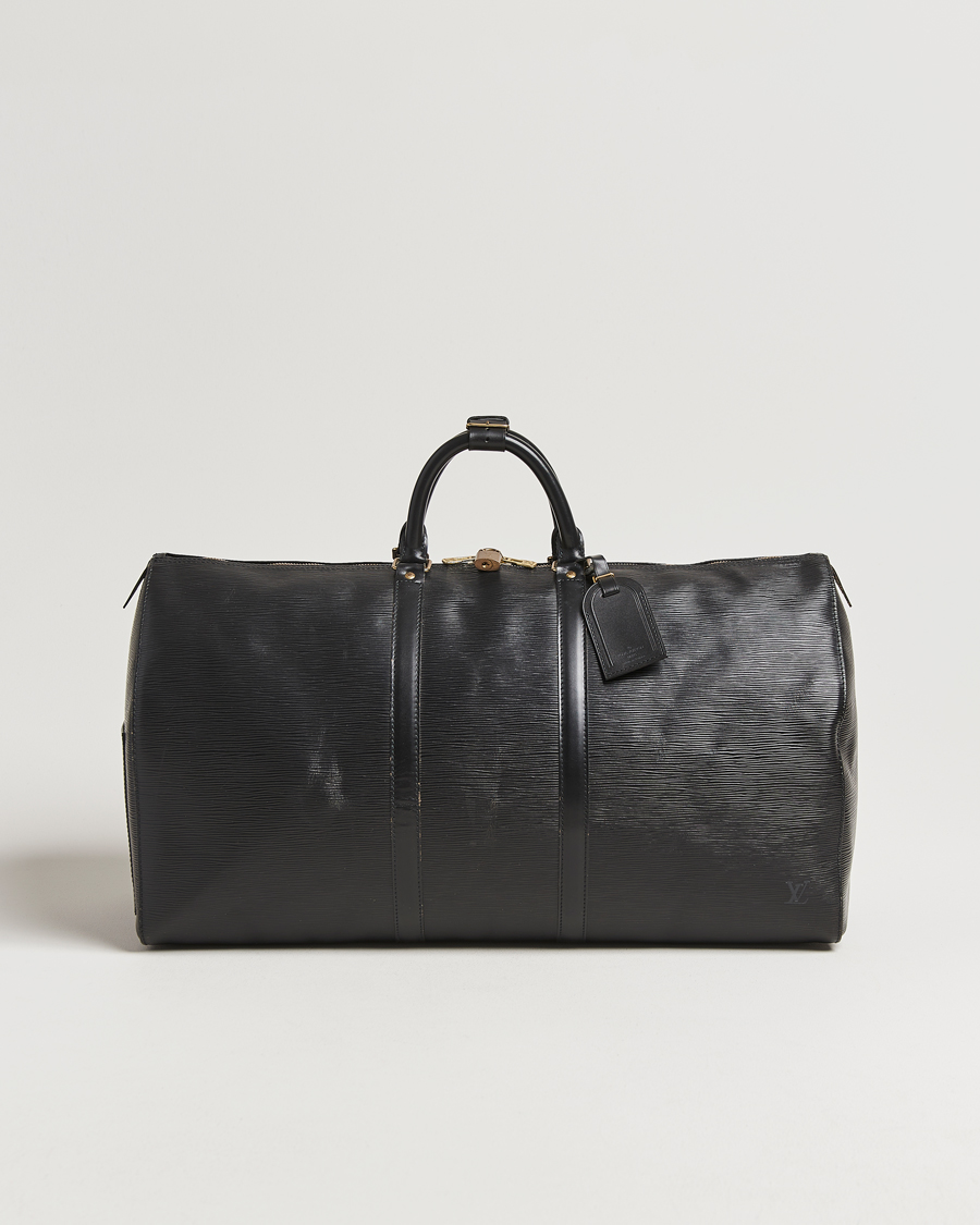 Homme | Pre-Owned & Vintage Bags | Louis Vuitton Pre-Owned | Keepall 55 Epi Leather Black