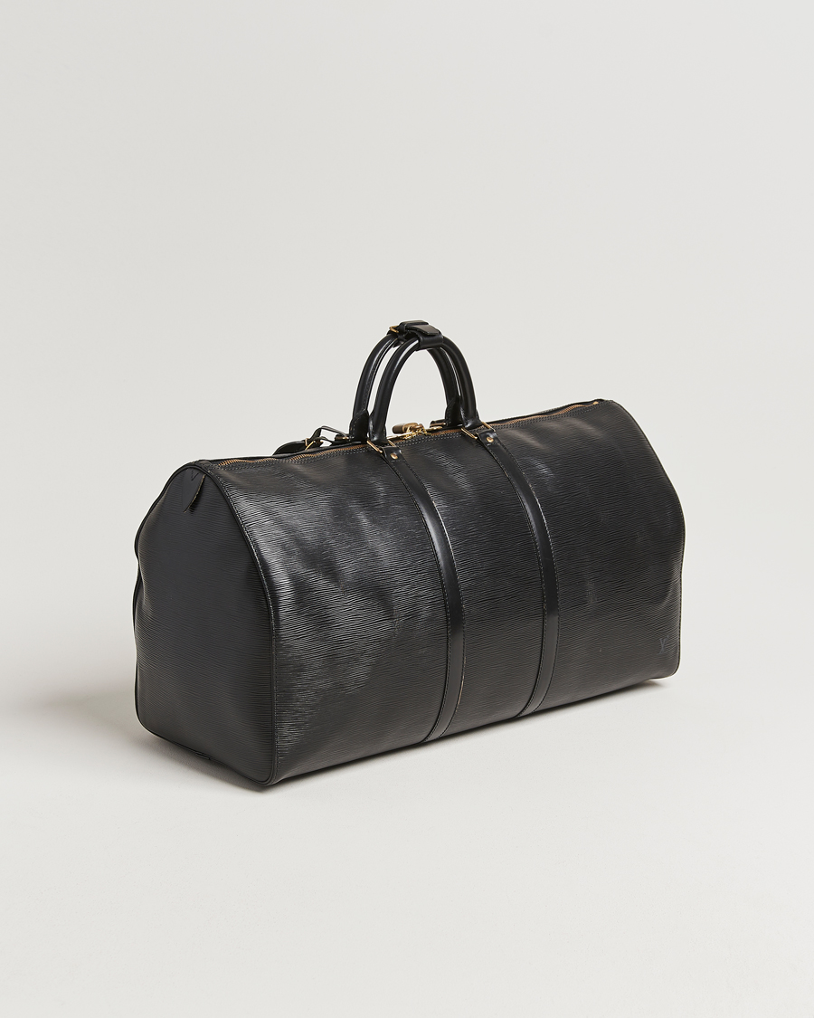 Homme | Pre-Owned & Vintage Bags | Louis Vuitton Pre-Owned | Keepall 55 Epi Leather Black