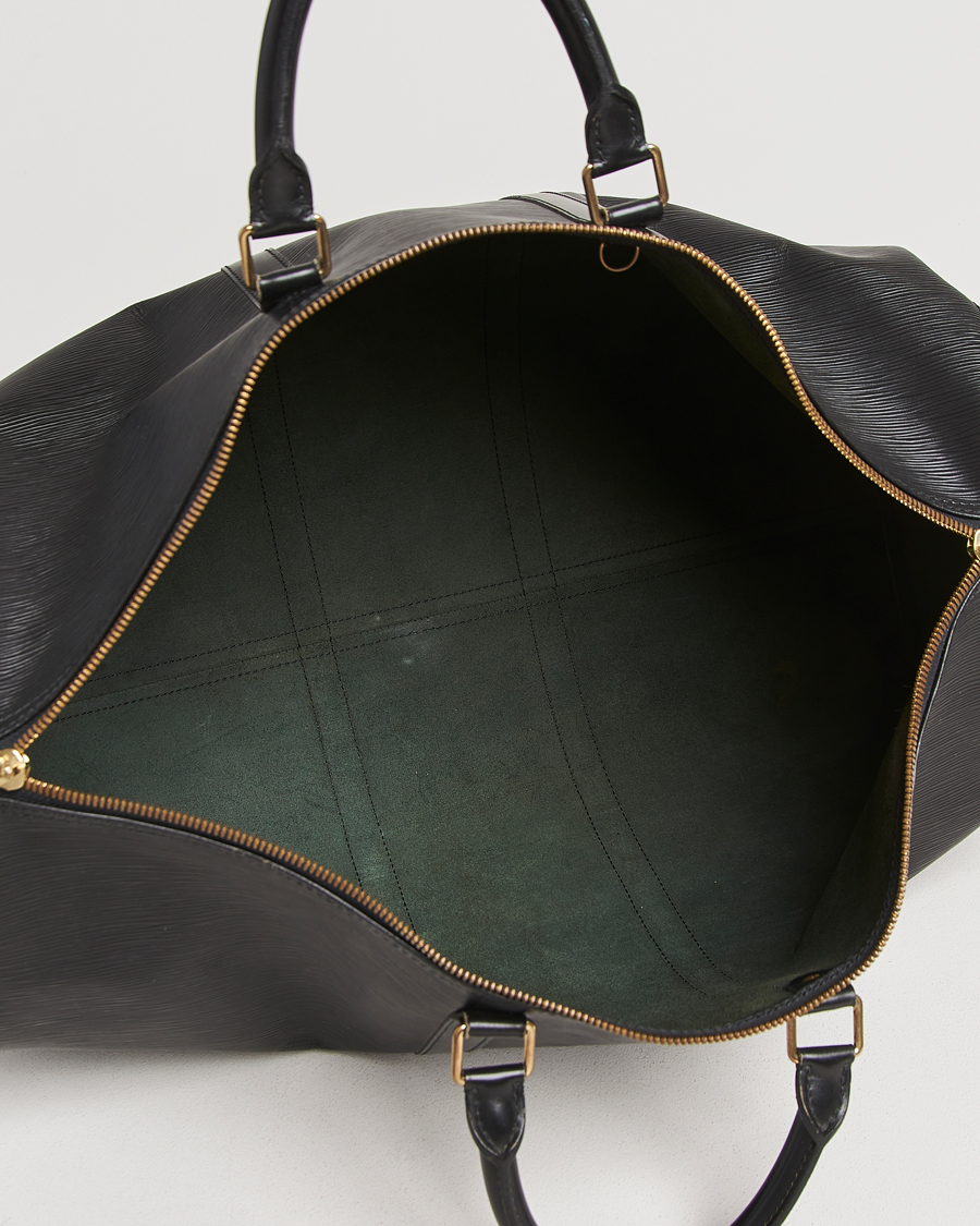 Homme | Pre-Owned & Vintage Bags | Louis Vuitton Pre-Owned | Keepall 55 Epi Leather Black