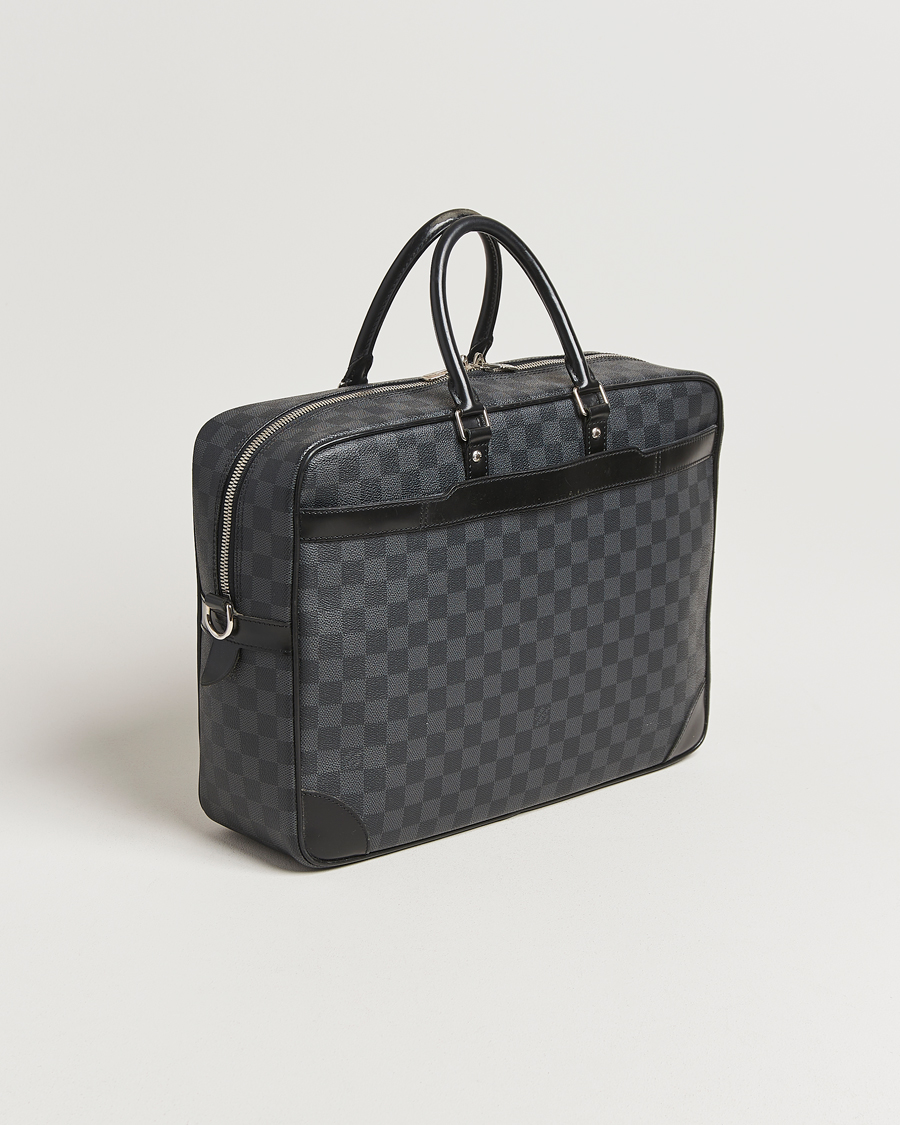 Heren | Pre-Owned & Vintage Bags | Louis Vuitton Pre-Owned | Porte-Documents Voyage Briefcase Damier Graphite