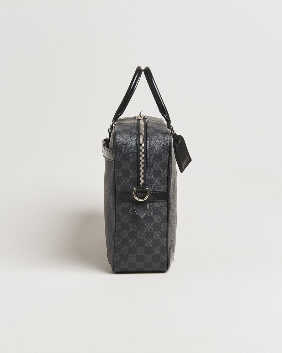 Heren | Pre-Owned & Vintage Bags | Louis Vuitton Pre-Owned | Porte-Documents Voyage Briefcase Damier Graphite