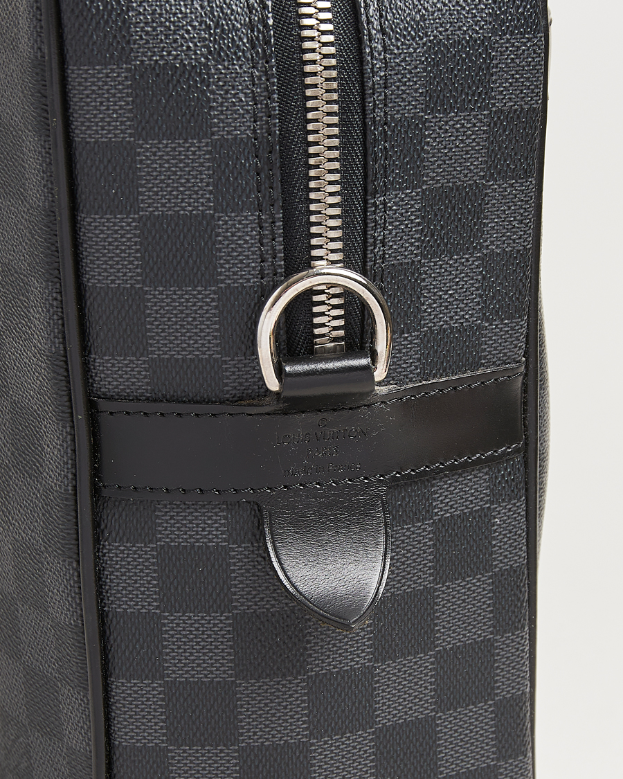 Heren | Pre-Owned & Vintage Bags | Louis Vuitton Pre-Owned | Porte-Documents Voyage Briefcase Damier Graphite