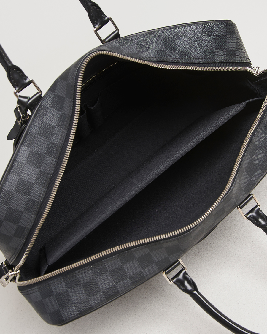 Heren | Pre-Owned & Vintage Bags | Louis Vuitton Pre-Owned | Porte-Documents Voyage Briefcase Damier Graphite
