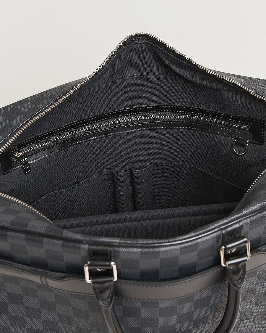 Heren | Pre-Owned & Vintage Bags | Louis Vuitton Pre-Owned | Porte-Documents Voyage Briefcase Damier Graphite