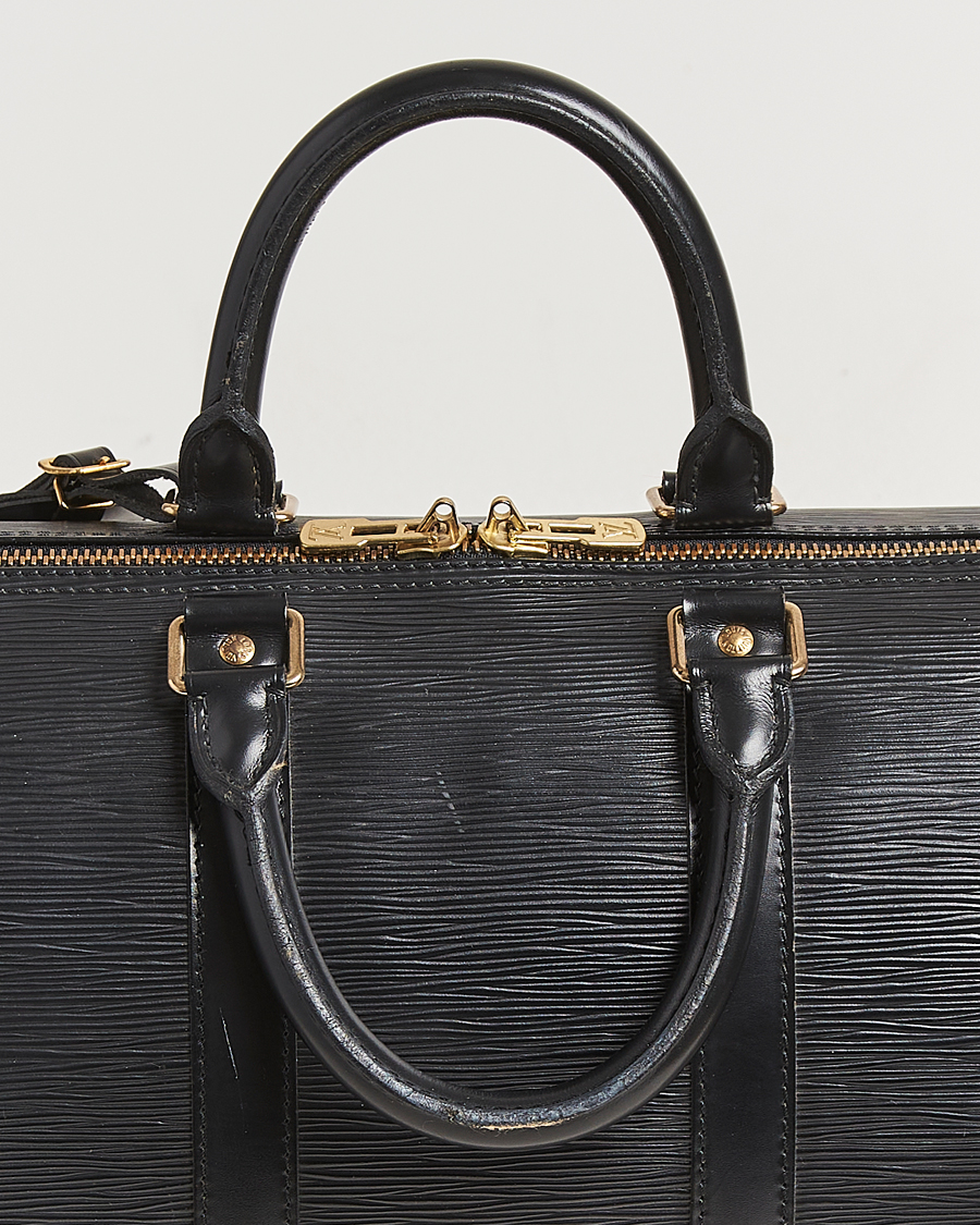 Homme | Pre-Owned & Vintage Bags | Louis Vuitton Pre-Owned | Keepall 45 Epi Leather Black