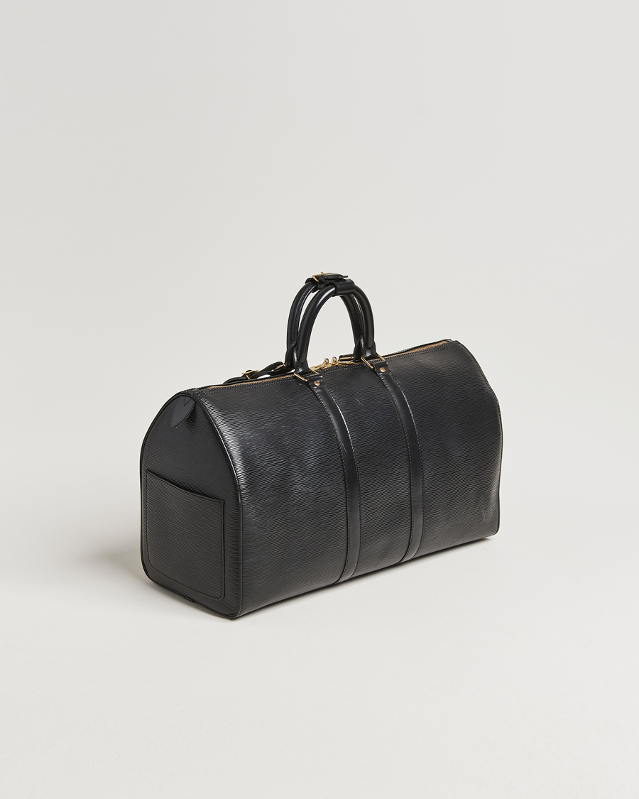 Homme | Pre-Owned & Vintage Bags | Louis Vuitton Pre-Owned | Keepall 45 Epi Leather Black
