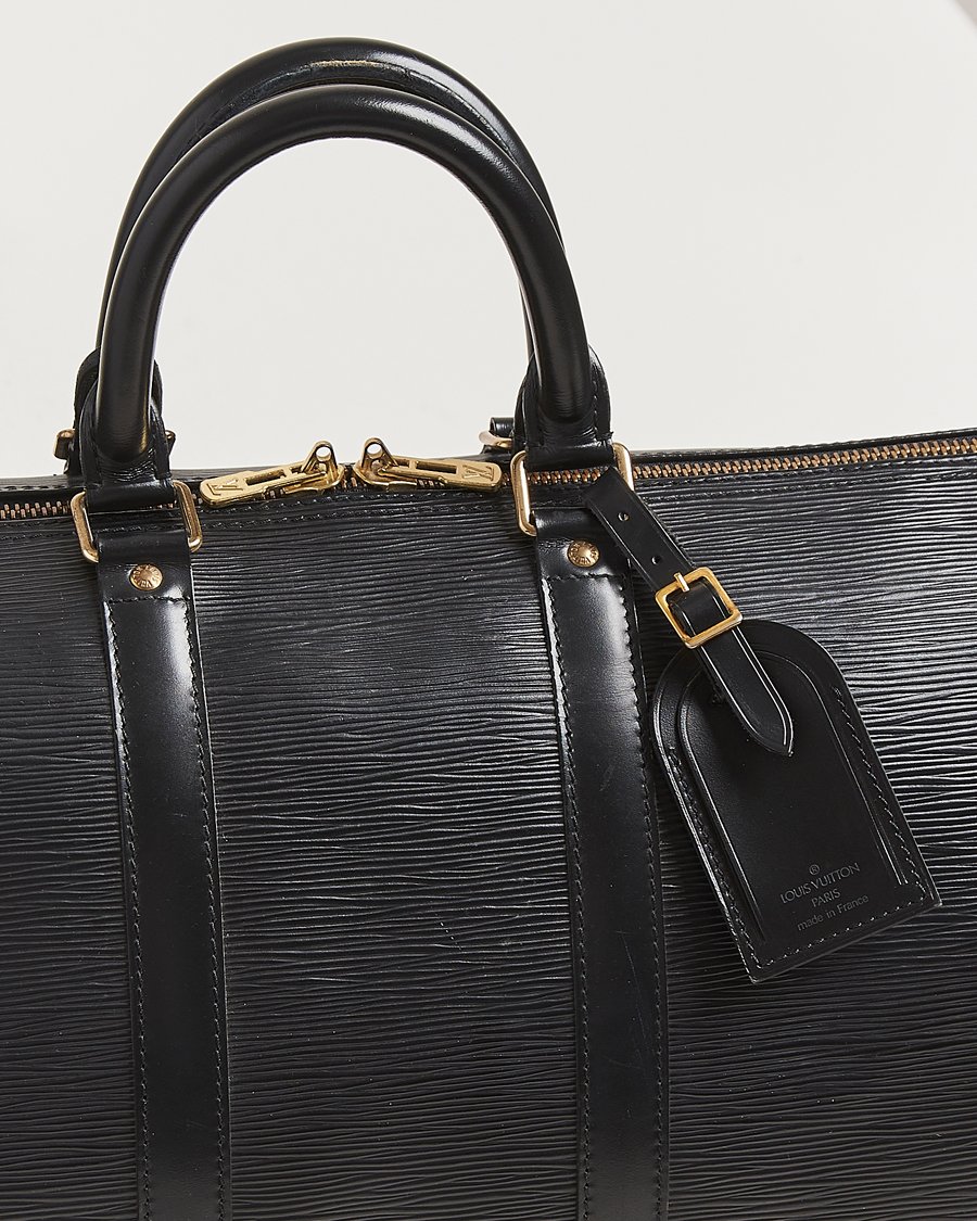 Homme | Pre-Owned & Vintage Bags | Louis Vuitton Pre-Owned | Keepall 45 Epi Leather Black