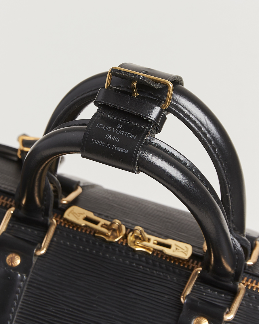 Homme | Pre-Owned & Vintage Bags | Louis Vuitton Pre-Owned | Keepall 45 Epi Leather Black