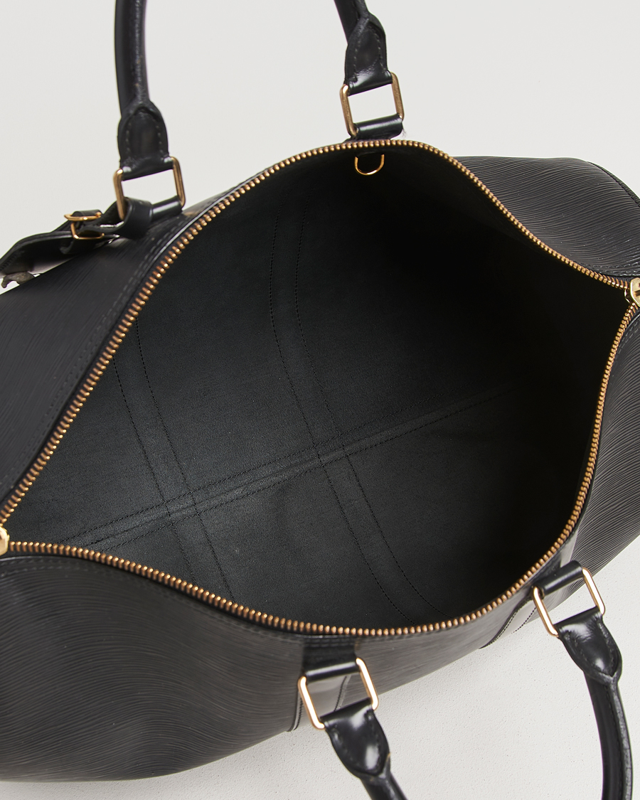Homme | Pre-Owned & Vintage Bags | Louis Vuitton Pre-Owned | Keepall 45 Epi Leather Black