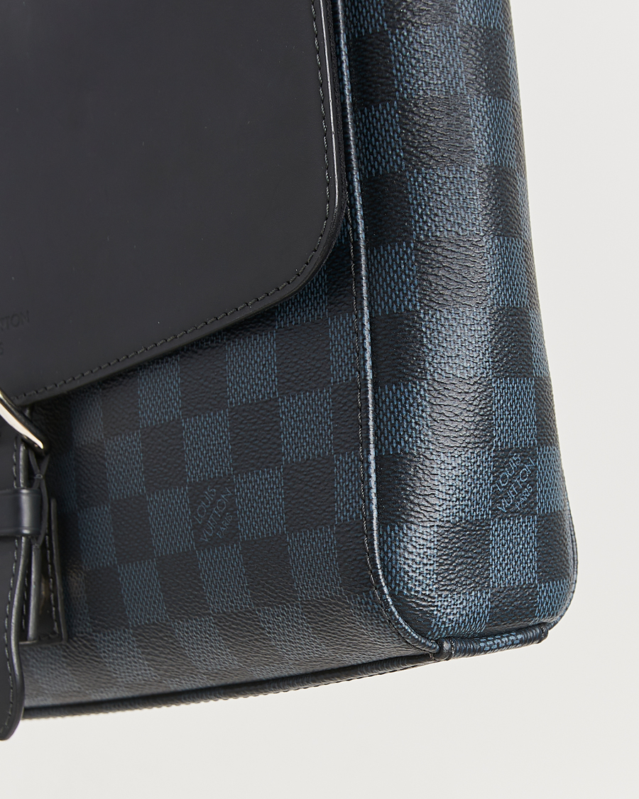 Heren | Pre-Owned & Vintage Bags | Louis Vuitton Pre-Owned | Newport Messenger PM Damier Cobalt