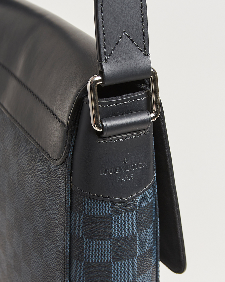 Heren | Pre-Owned & Vintage Bags | Louis Vuitton Pre-Owned | Newport Messenger PM Damier Cobalt