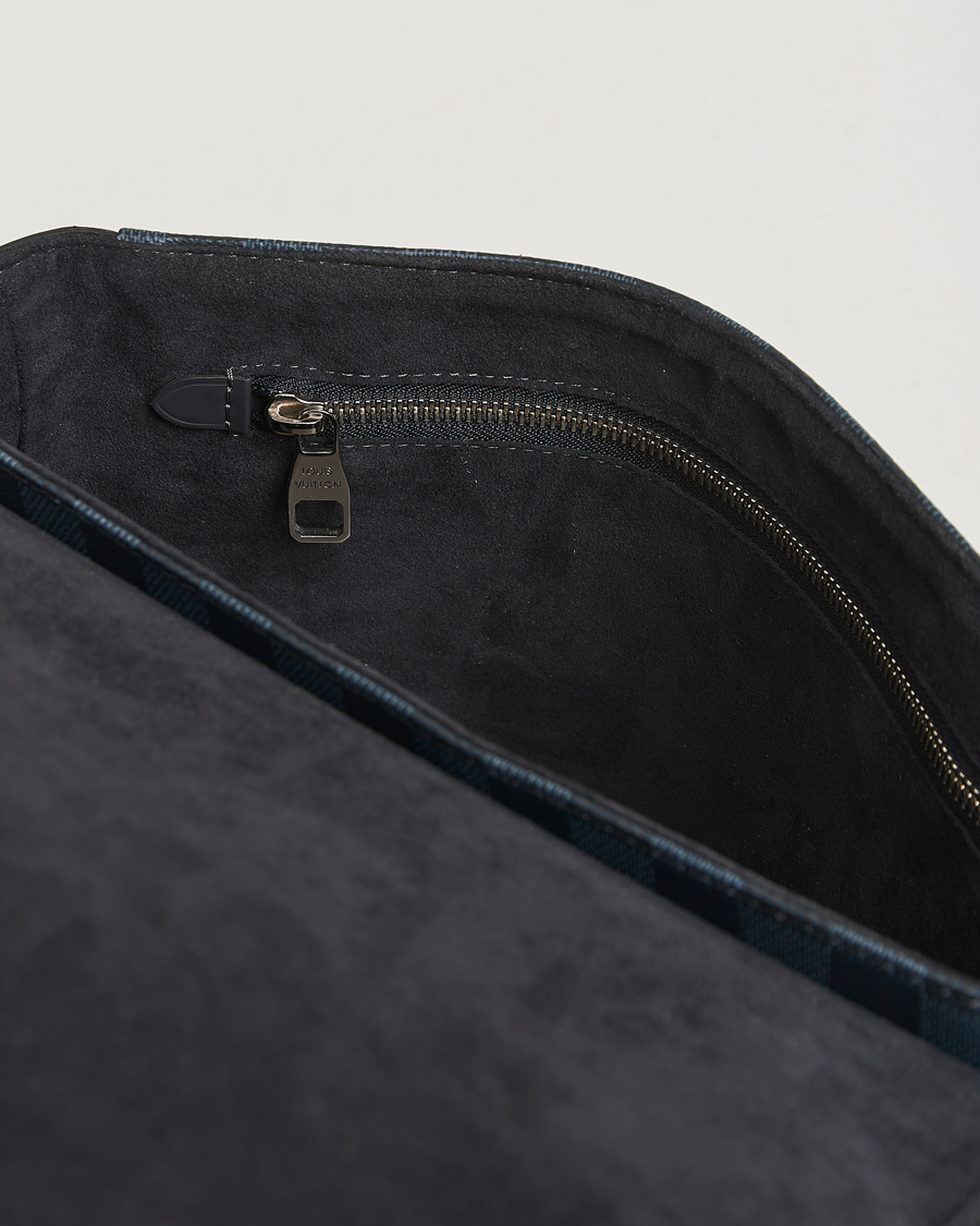 Heren | Pre-Owned & Vintage Bags | Louis Vuitton Pre-Owned | Newport Messenger PM Damier Cobalt