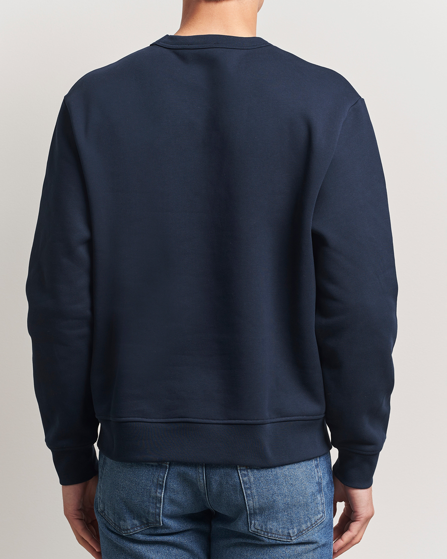 Heren | Truien | A.P.C. | Boxy Fit Petit VPC Sweatshirt Dark Navy/Ecru