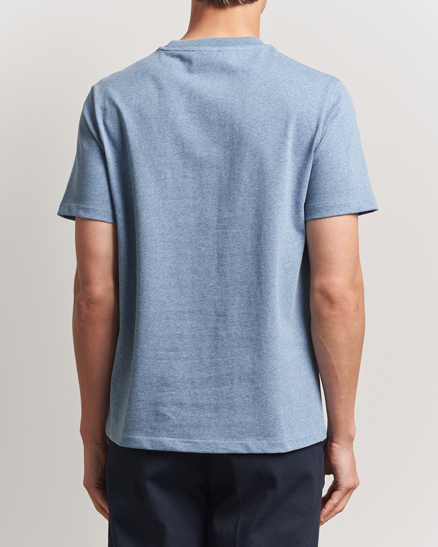 Heren | T-shirts | A.P.C. | Rue Madame T-Shirt Blue Melange/Navy