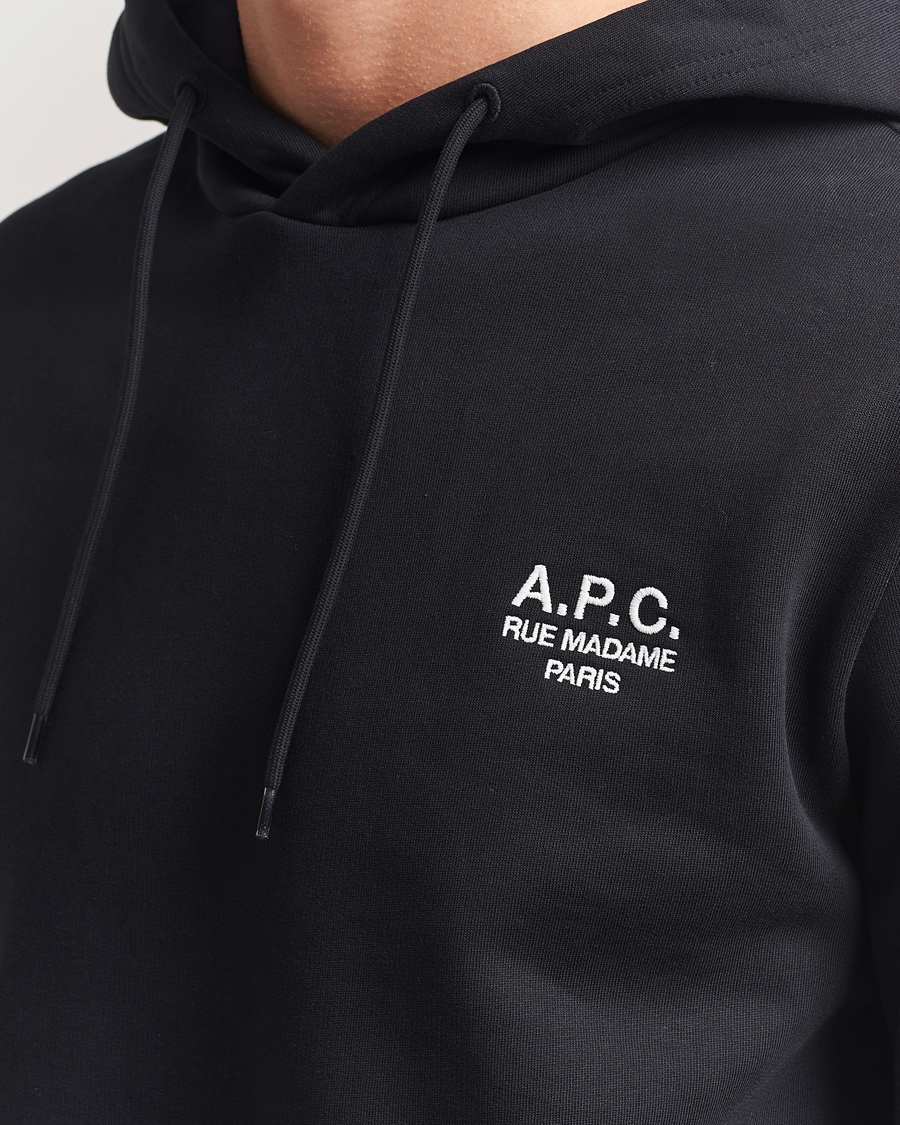 Heren | Truien | A.P.C. | Rue Madame Hoodie Black/White