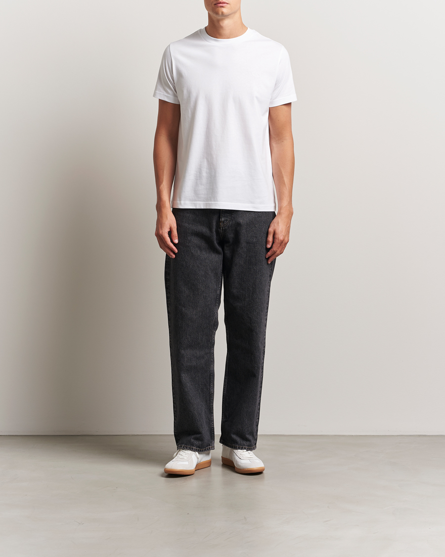 Homme | T-shirts | A.P.C. | Embroidered APC T-Shirt White