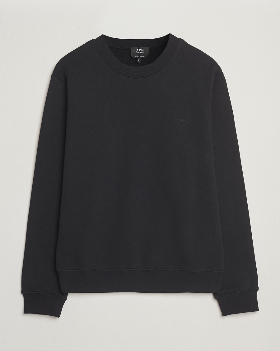 Heren | Truien | A.P.C. | Embroidered APC Sweatshirt Black