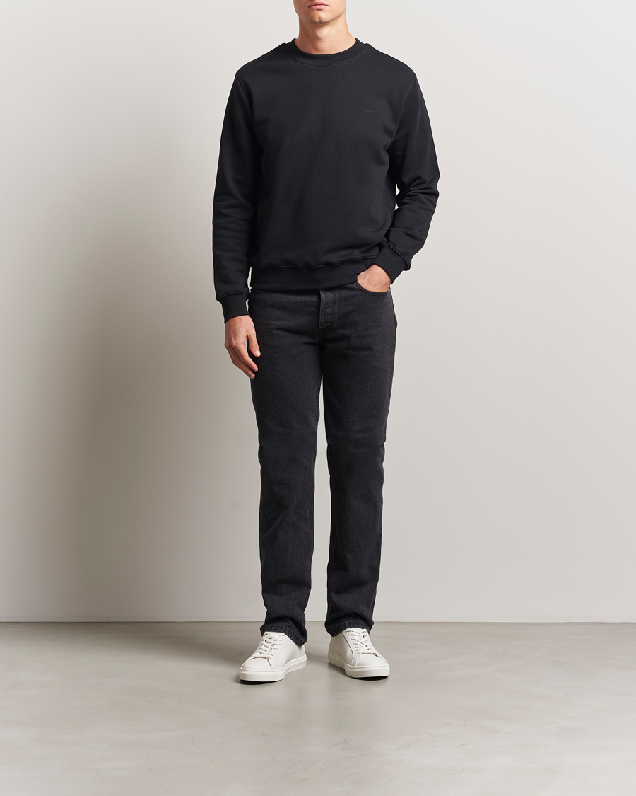 Heren | Truien | A.P.C. | Embroidered APC Sweatshirt Black