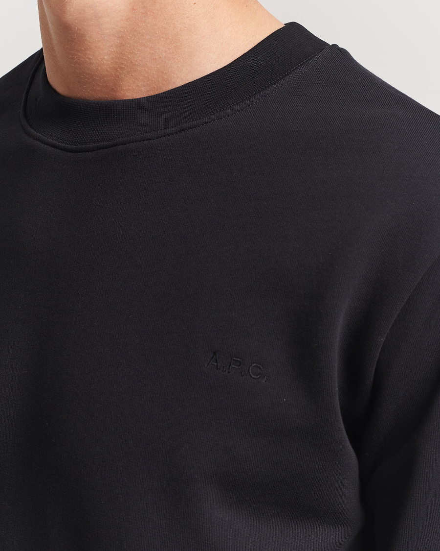 Heren | Truien | A.P.C. | Embroidered APC Sweatshirt Black
