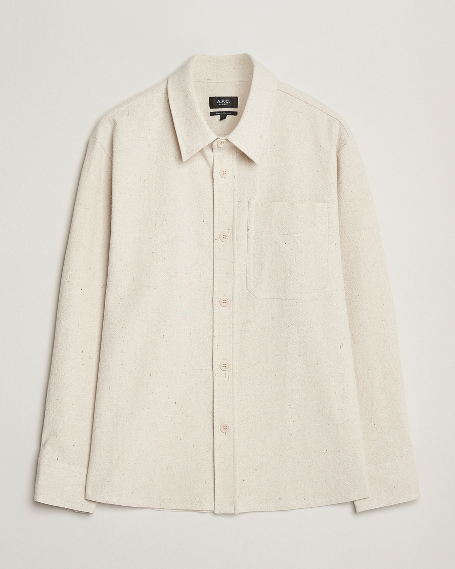 Heren | Overhemden | A.P.C. | Basile Overshirt Ecru