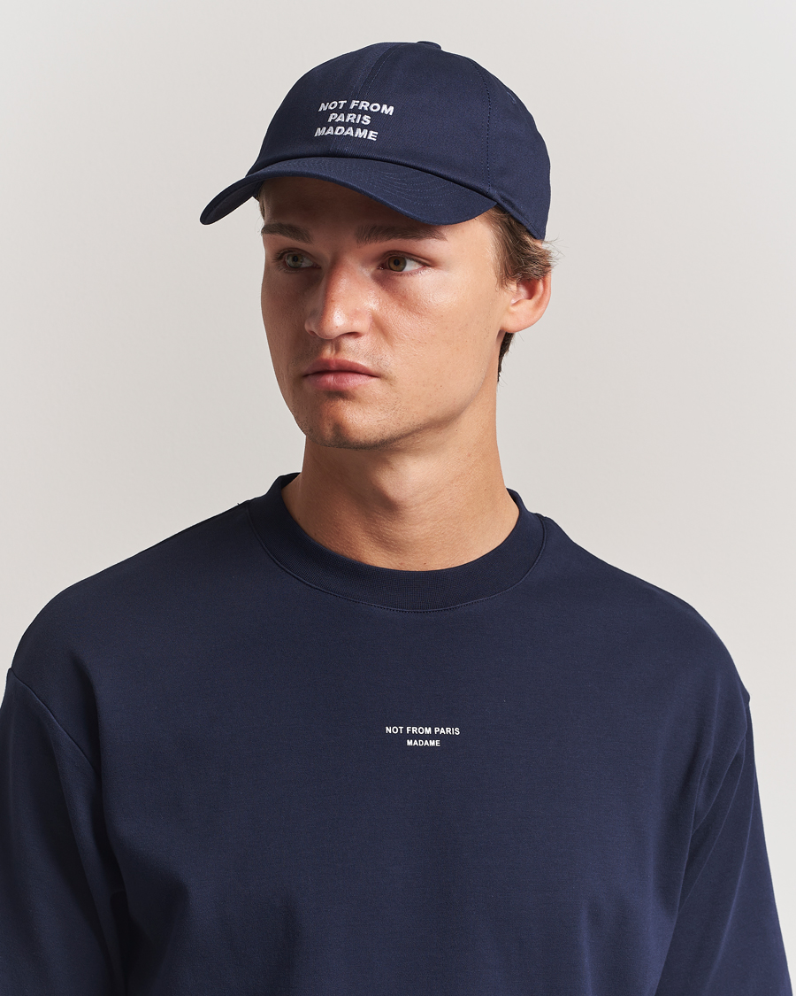 Homme | Bobs Et Casquettes | Drôle de Monsieur | Slogan Baseball Cap Navy