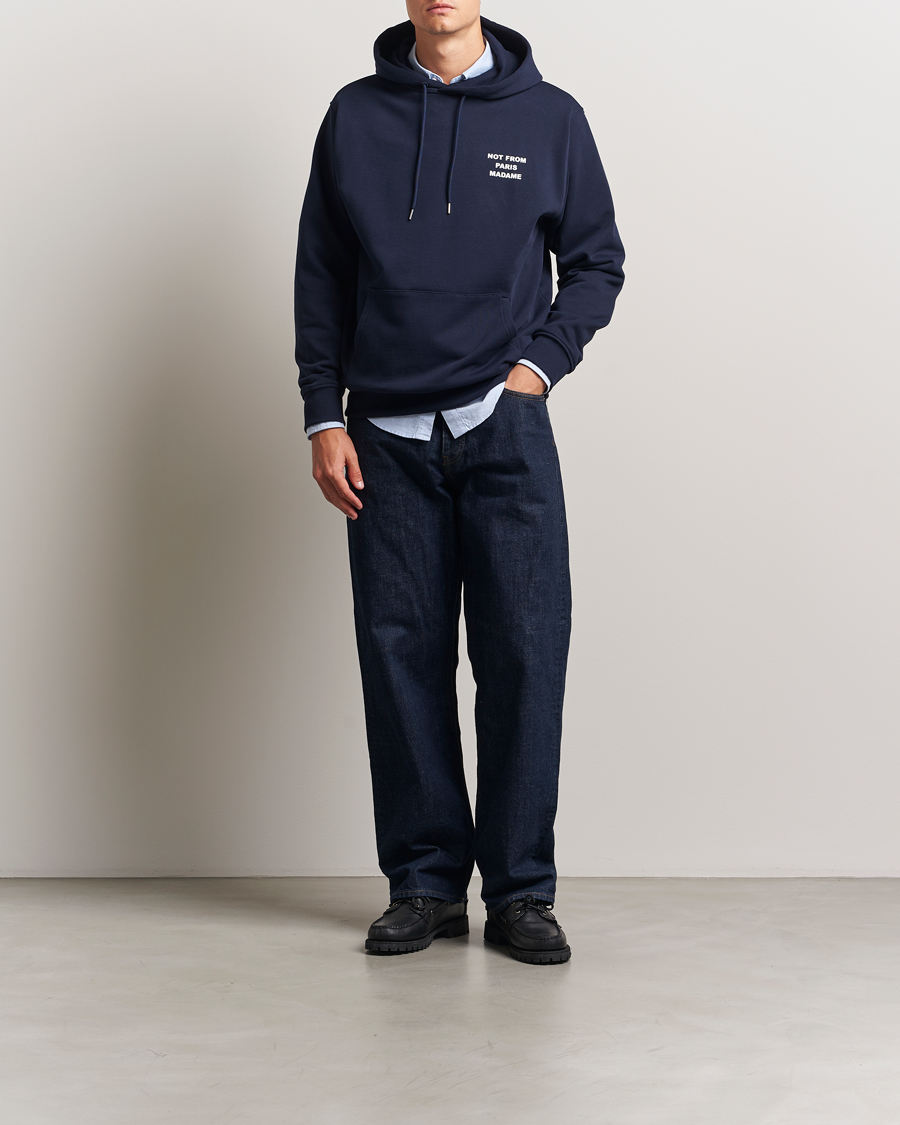 Homme | Pulls Et Tricots | Drôle de Monsieur | Slogan Hoodie Navy