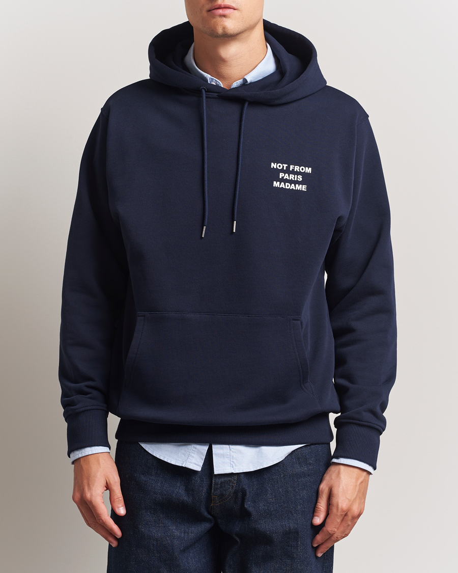 Homme | Pulls Et Tricots | Drôle de Monsieur | Slogan Hoodie Navy