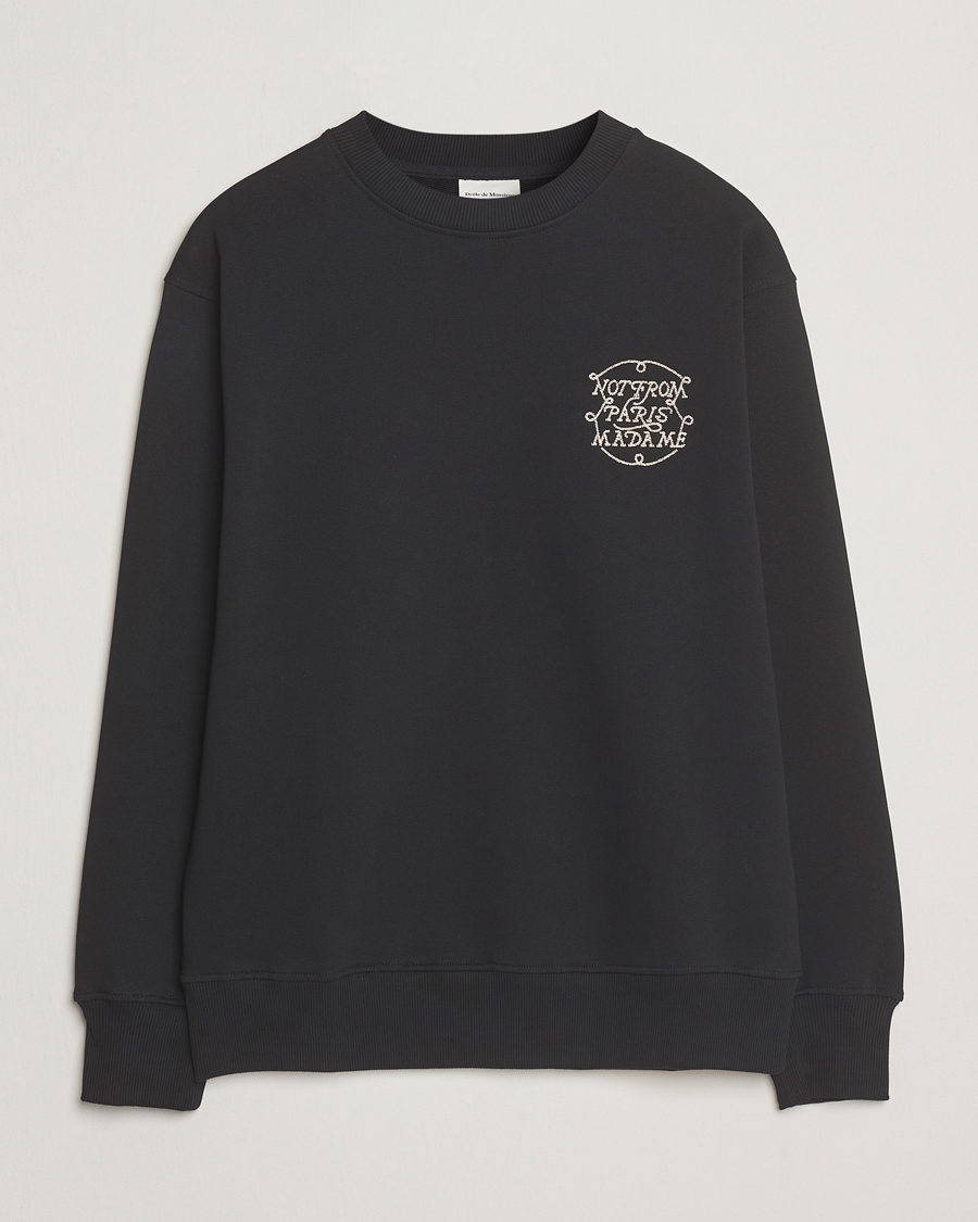 Heren | Truien | Drôle de Monsieur | Slogan Tresses Sweatshirt Black